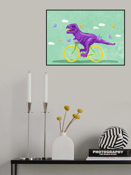 Dino Racer Poster och Canvastavla