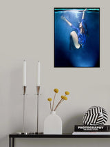 underwater artistic portrait shooting Poster och Canvastavla