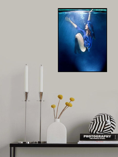 underwater artistic portrait shooting Poster och Canvastavla