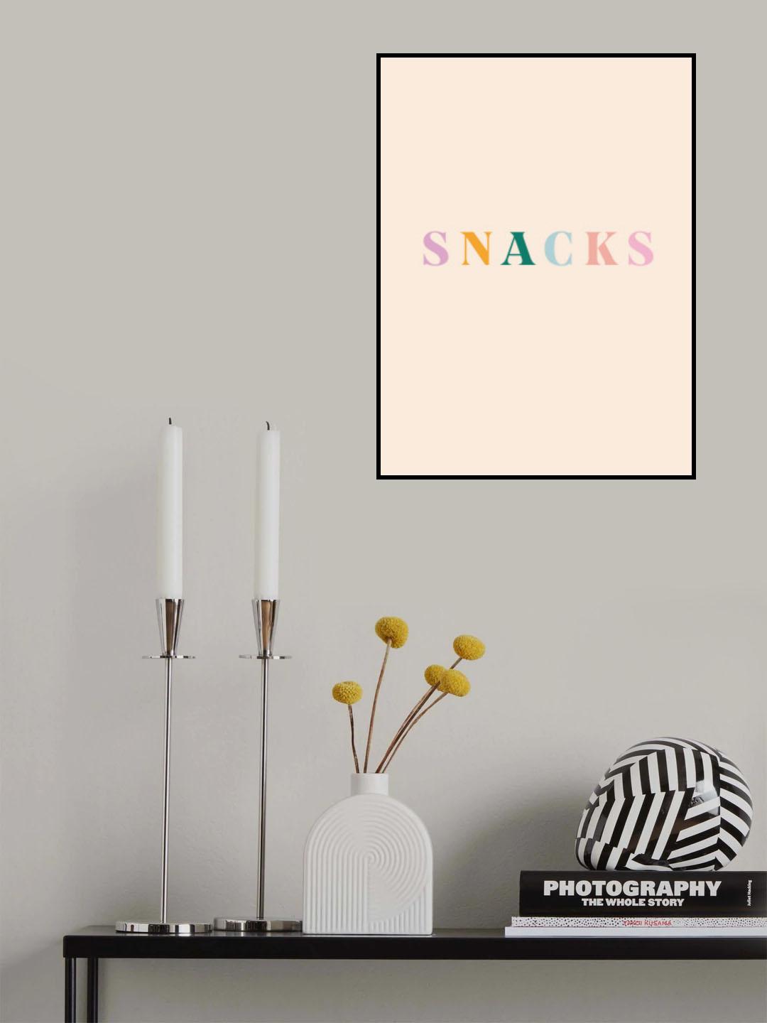Snacks Poster och Canvastavla