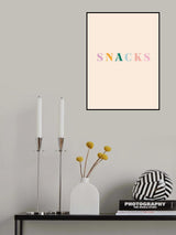 Snacks Poster och Canvastavla