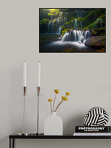 Banyu Wana Amartha Falls Poster och Canvastavla