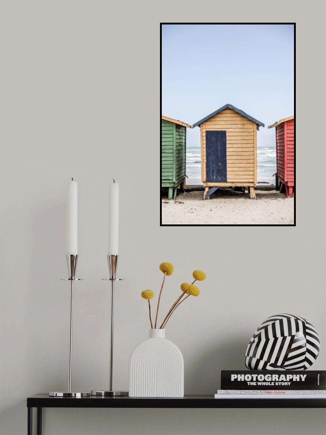 Yellow Hut Poster och Canvastavla