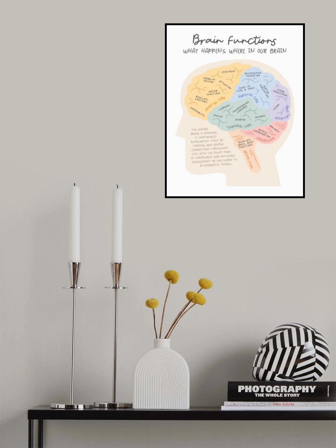 Brainfunctions Poster och Canvastavla