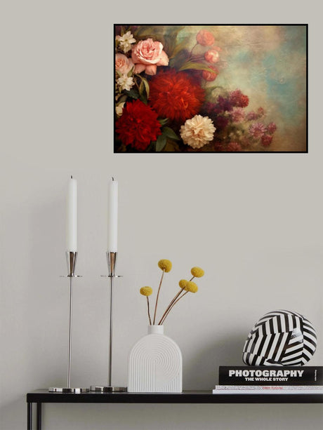 Fa Vintage Floral 12 Poster och Canvastavla