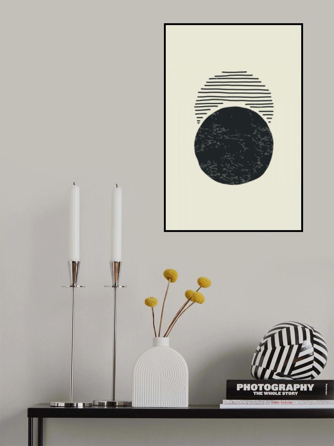 Boho Sun and Moon #2 Poster och Canvastavla