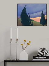 Evening Walk Along the Rolling Cloud Poster och Canvastavla
