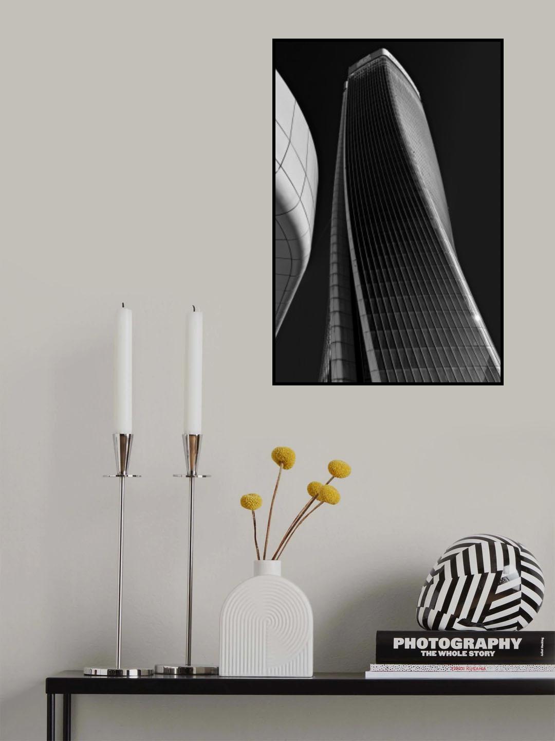 Hadid tower , Milan Poster och Canvastavla