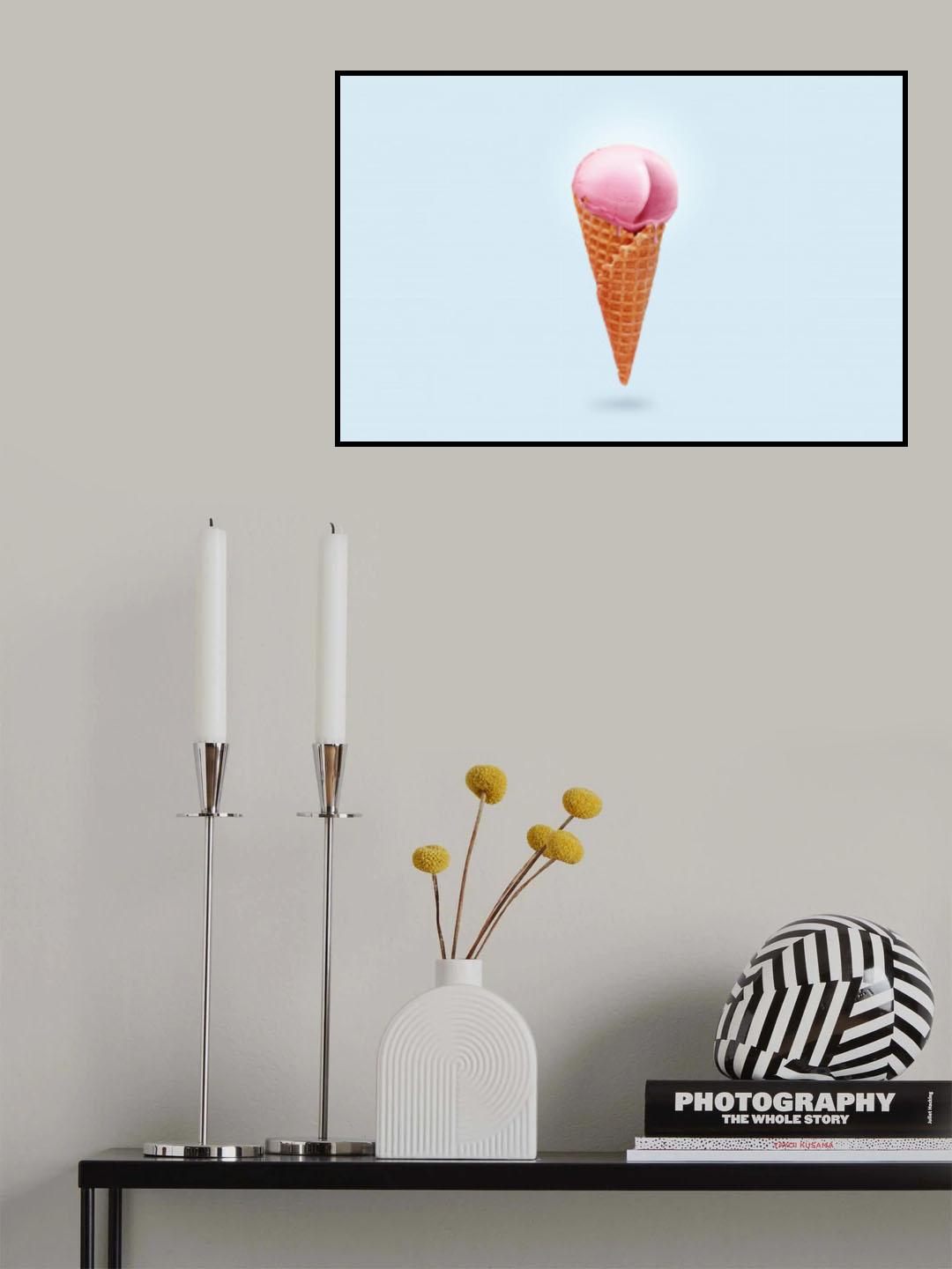 Ass Cream Poster och Canvastavla