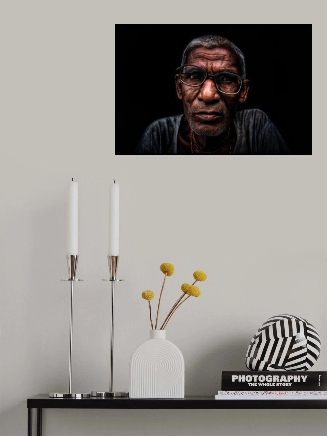 Old man Poster och Canvastavla
