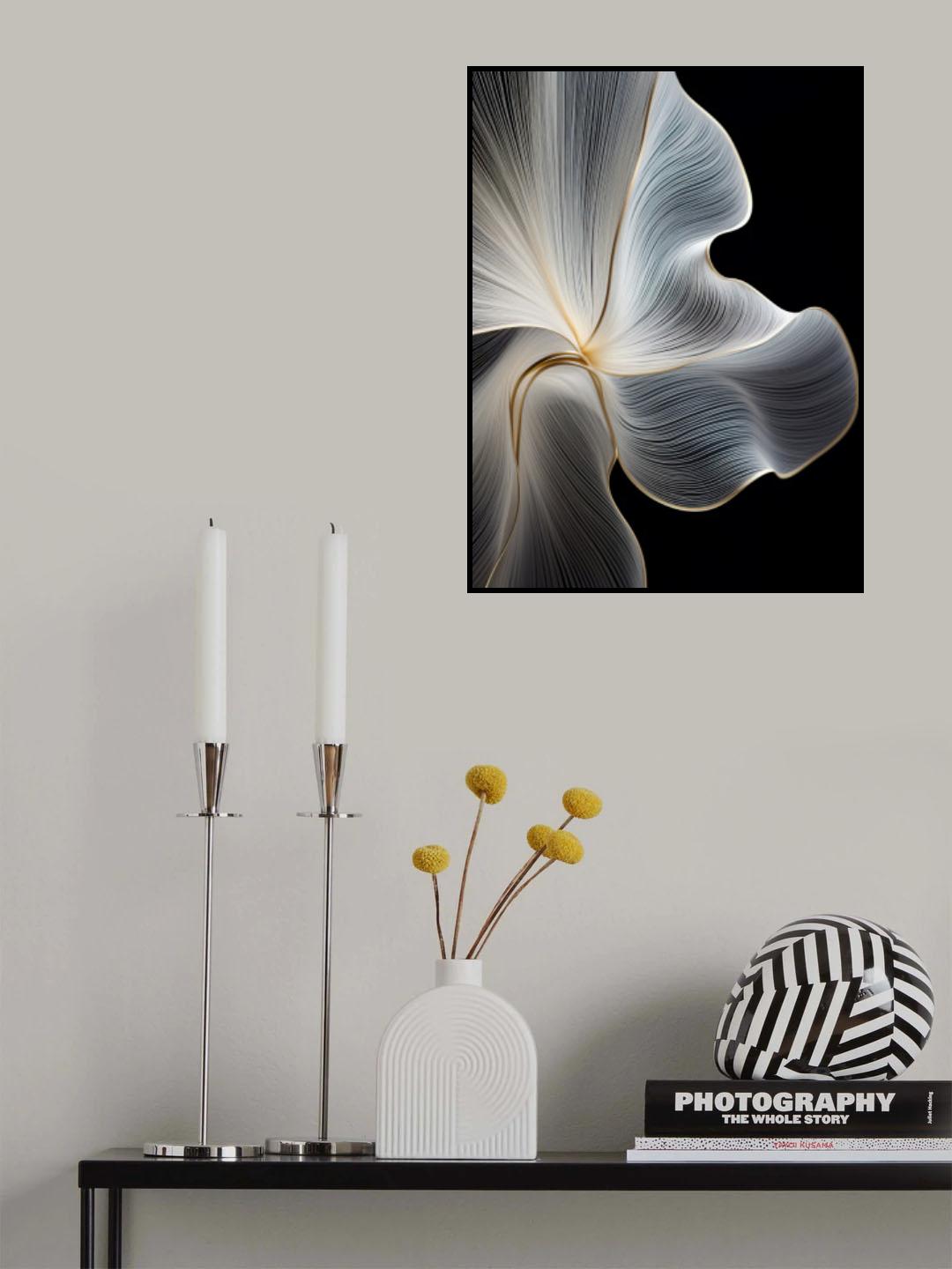 Flower Lines 2 Poster och Canvastavla