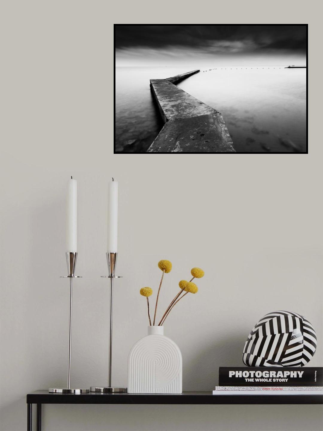 栈桥 Poster och Canvastavla