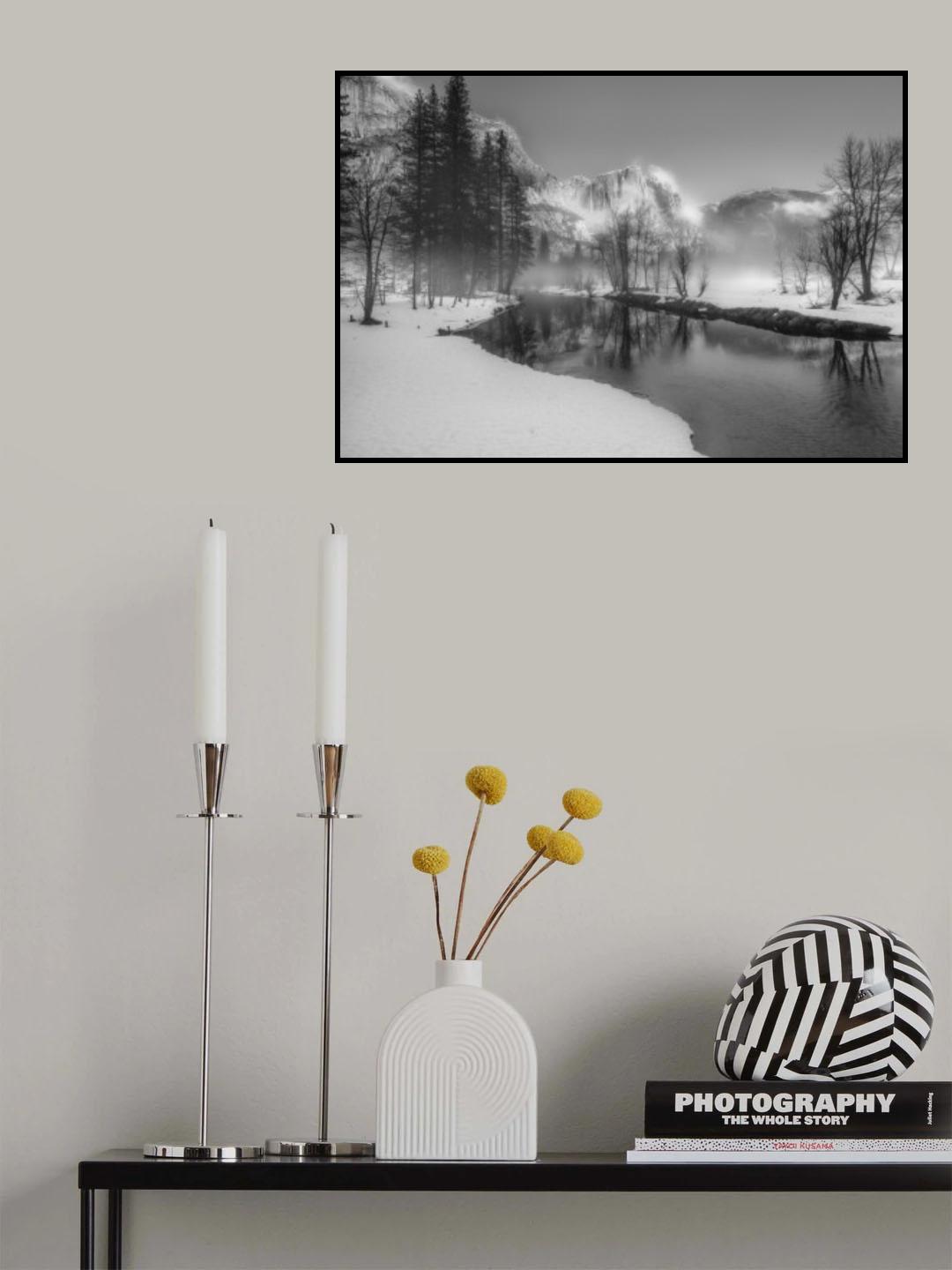 Yosemite Winter Poster och Canvastavla
