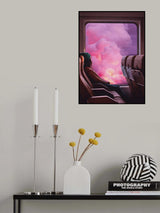 Woman Eruption Poster och Canvastavla