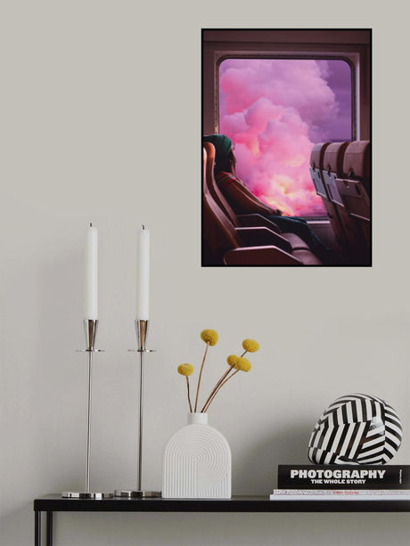 Woman Eruption Poster och Canvastavla