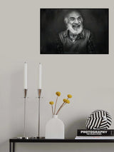 Old Man's Smiling Poster och Canvastavla