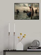 The Stilt Fisherman. Poster och Canvastavla