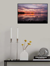 Sunset in Creve Coeur Lake Poster och Canvastavla