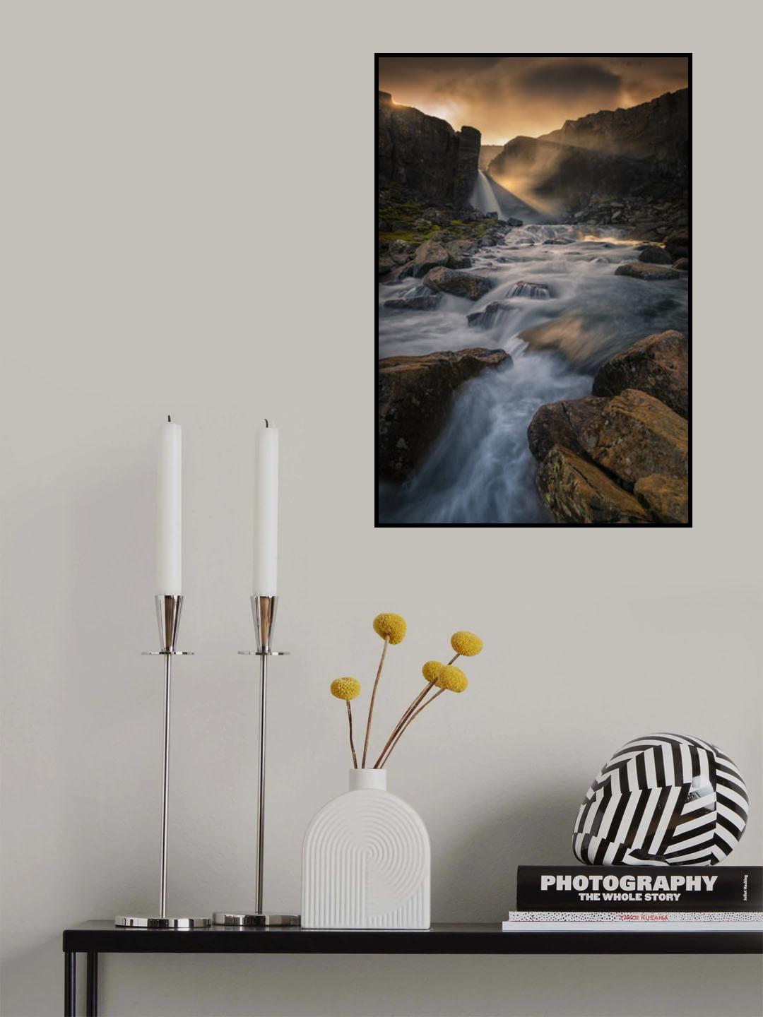 The beams of light Poster och Canvastavla