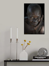 elder at a dowayo village at northern Cameroon Poster och Canvastavla