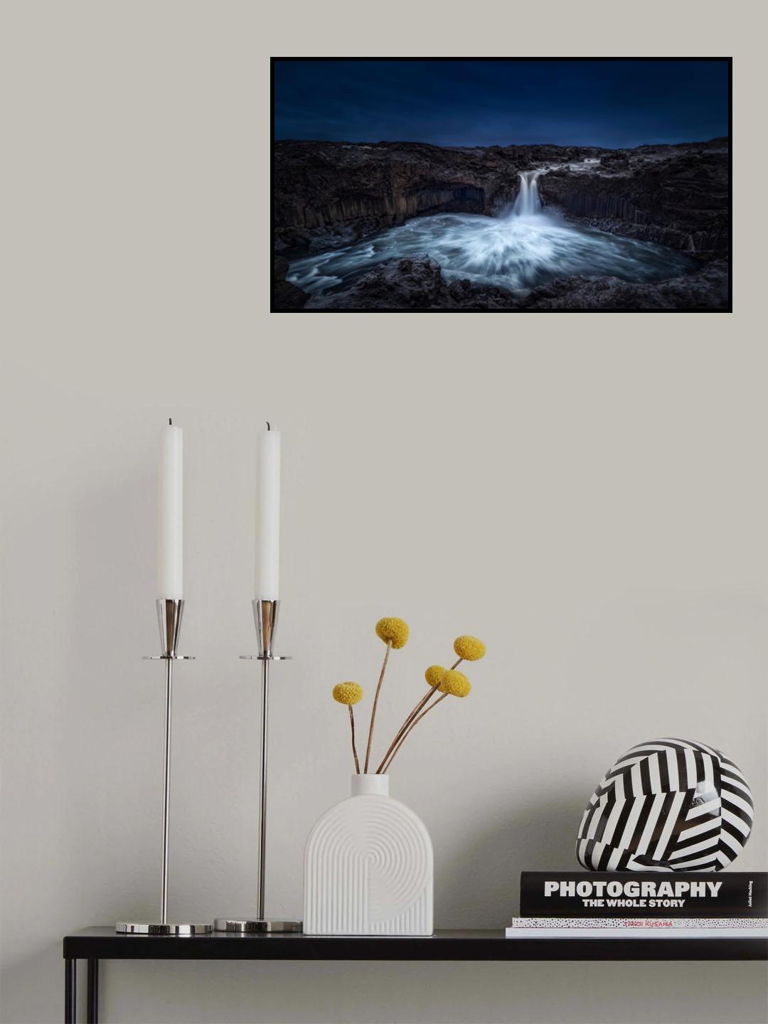 Aldeyjarfoss Poster och Canvastavla