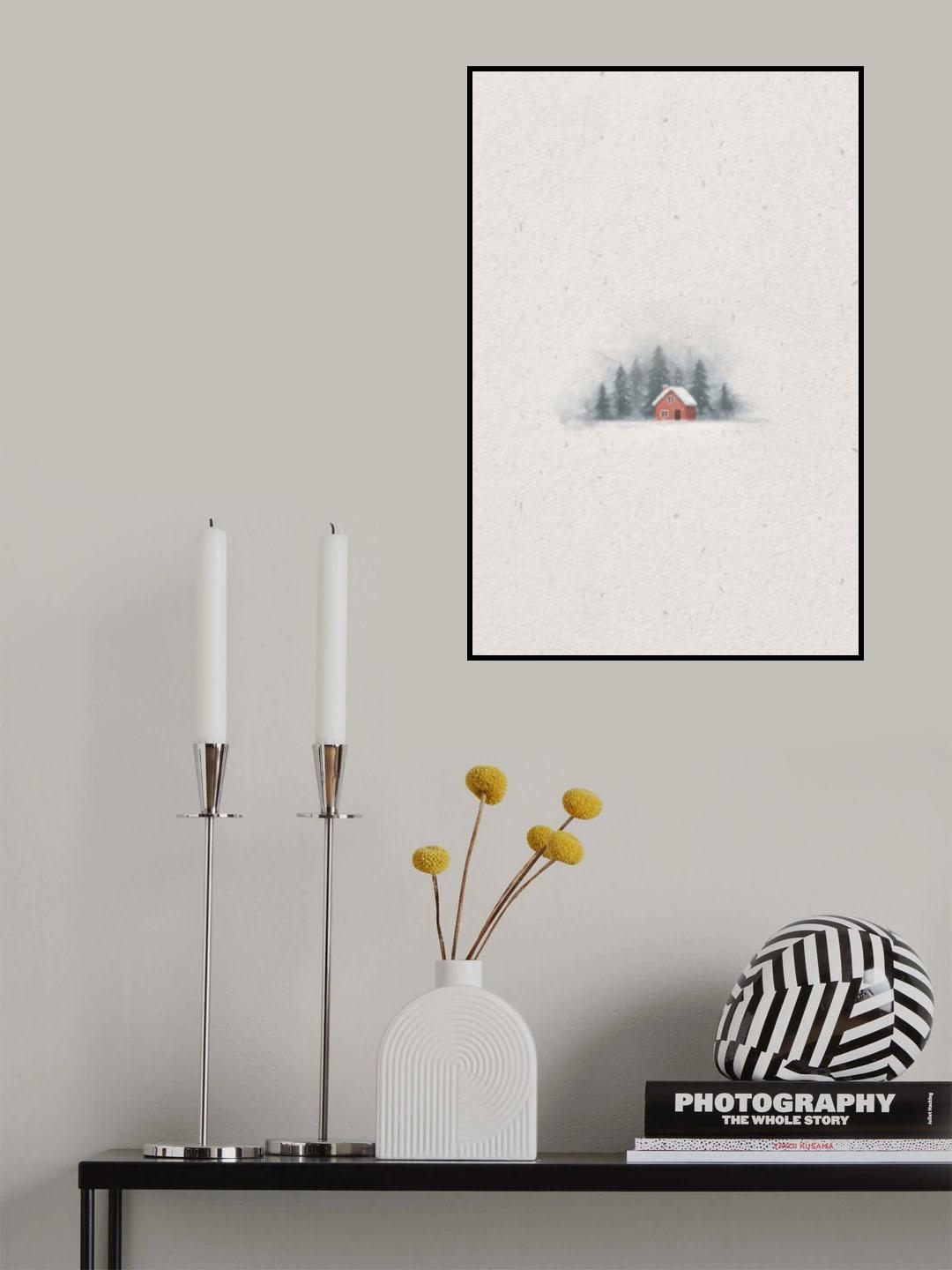 Winter Home Poster och Canvastavla