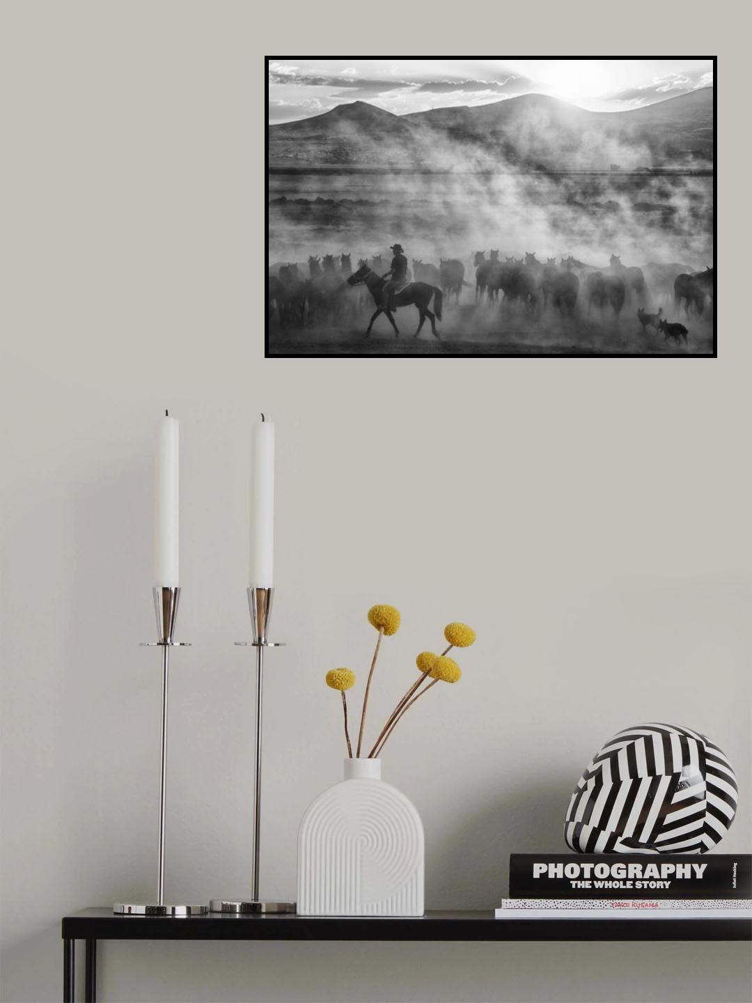 Rider on the roll Poster och Canvastavla