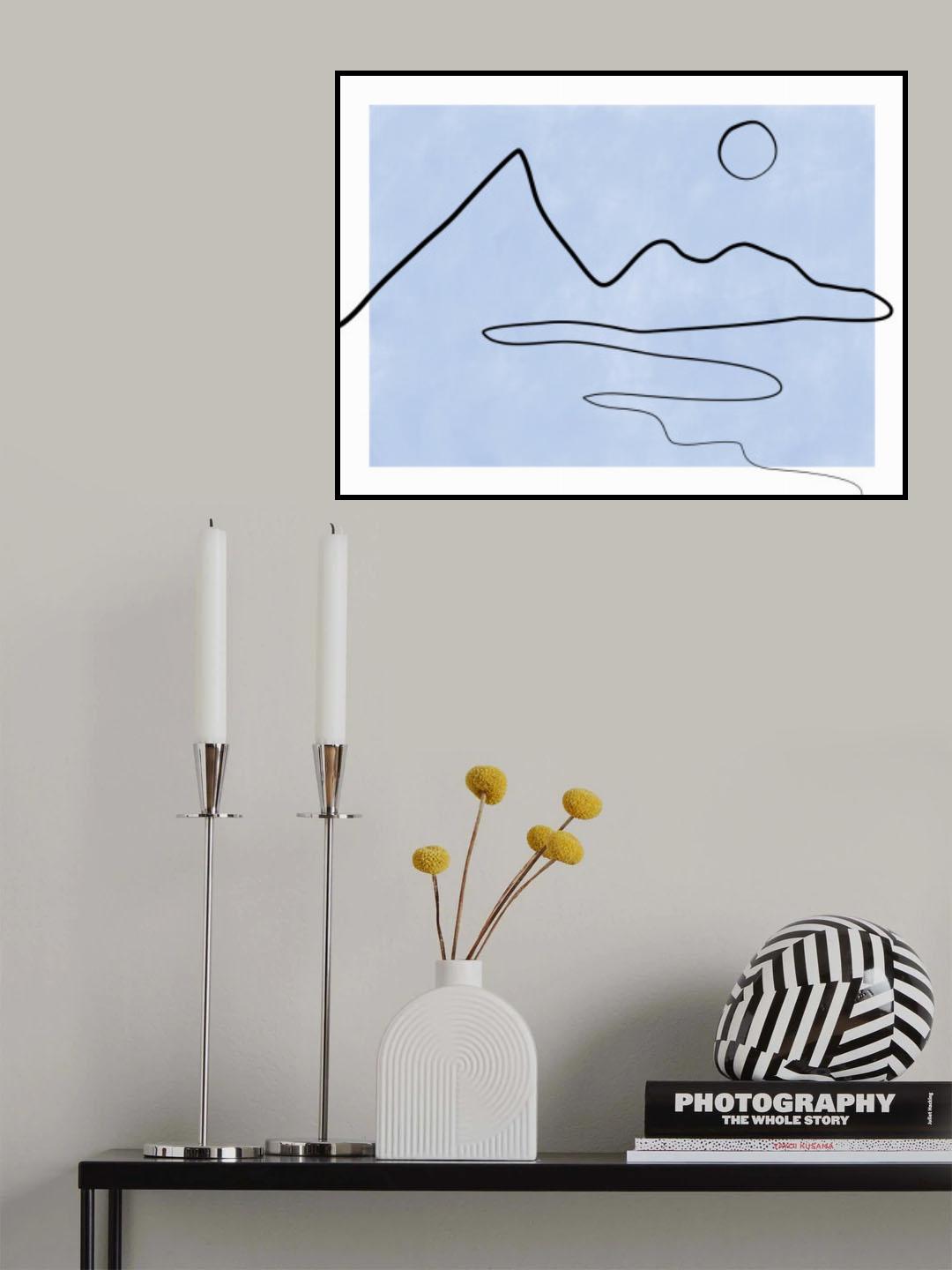 3x4 Aspectratio  Indigo43 Poster och Canvastavla