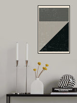 Black and White Lines Series #3 Poster och Canvastavla