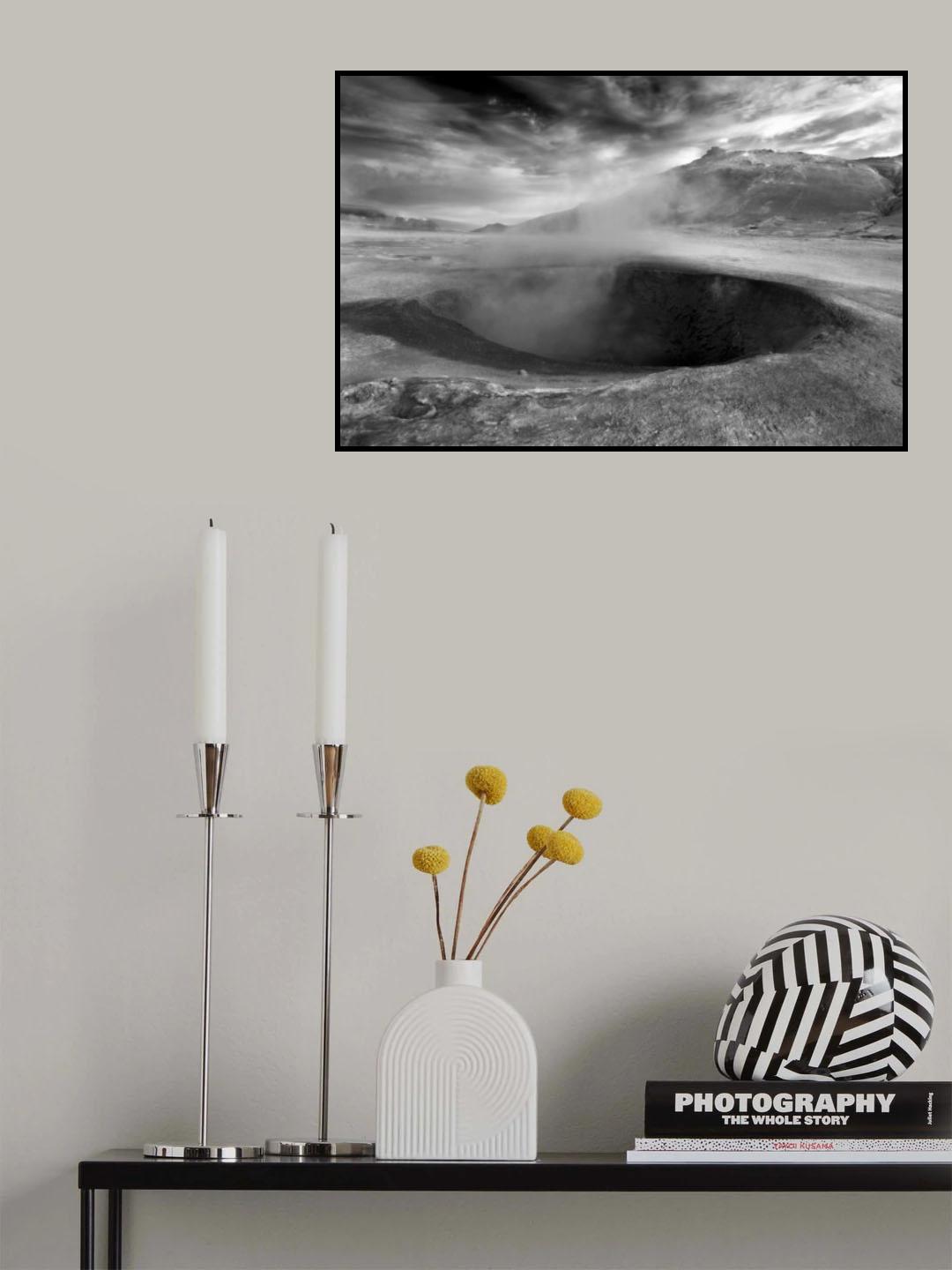 Crater Poster och Canvastavla