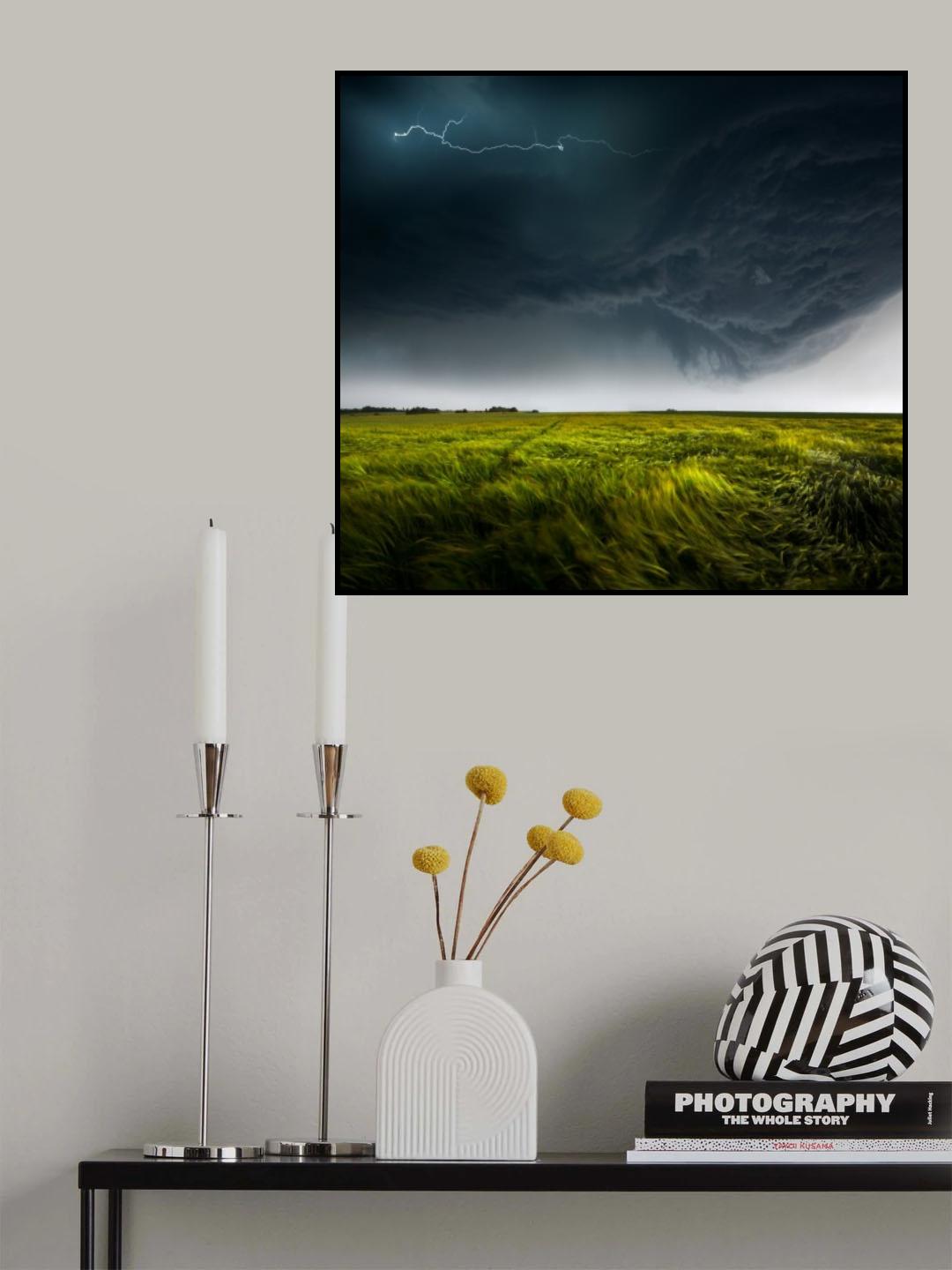 Sommergewitter_01 Poster och Canvastavla