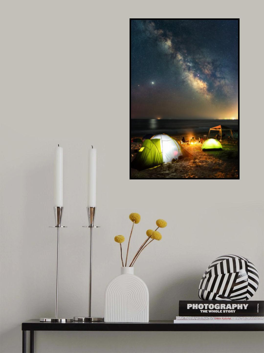 Night by the sea Poster och Canvastavla