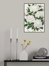 White Rose, Baltimore Belle Lithograph Poster och Canvastavla