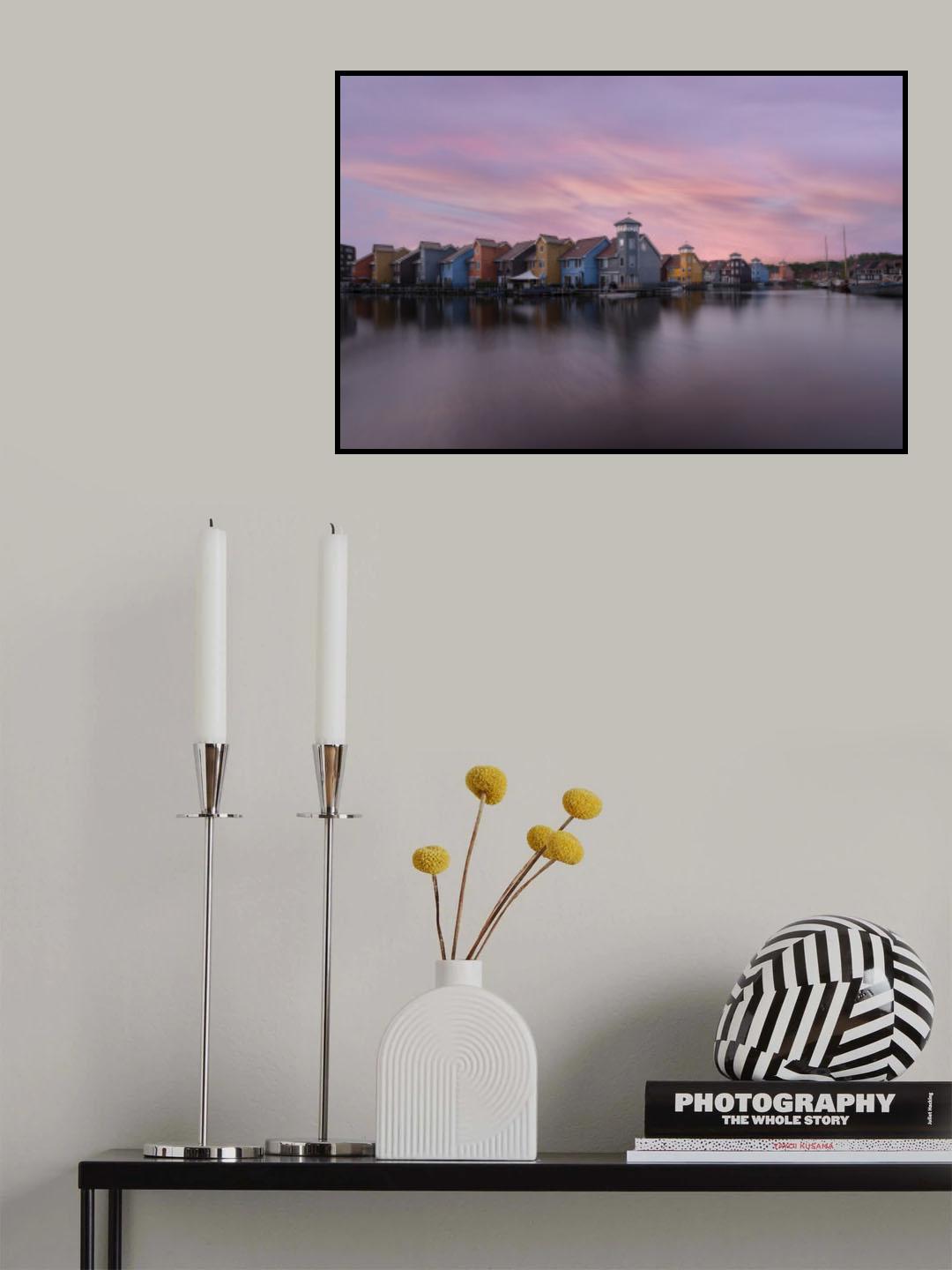 Rainbow houses Poster och Canvastavla