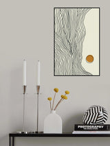 Boho Sunny Mountains Poster och Canvastavla