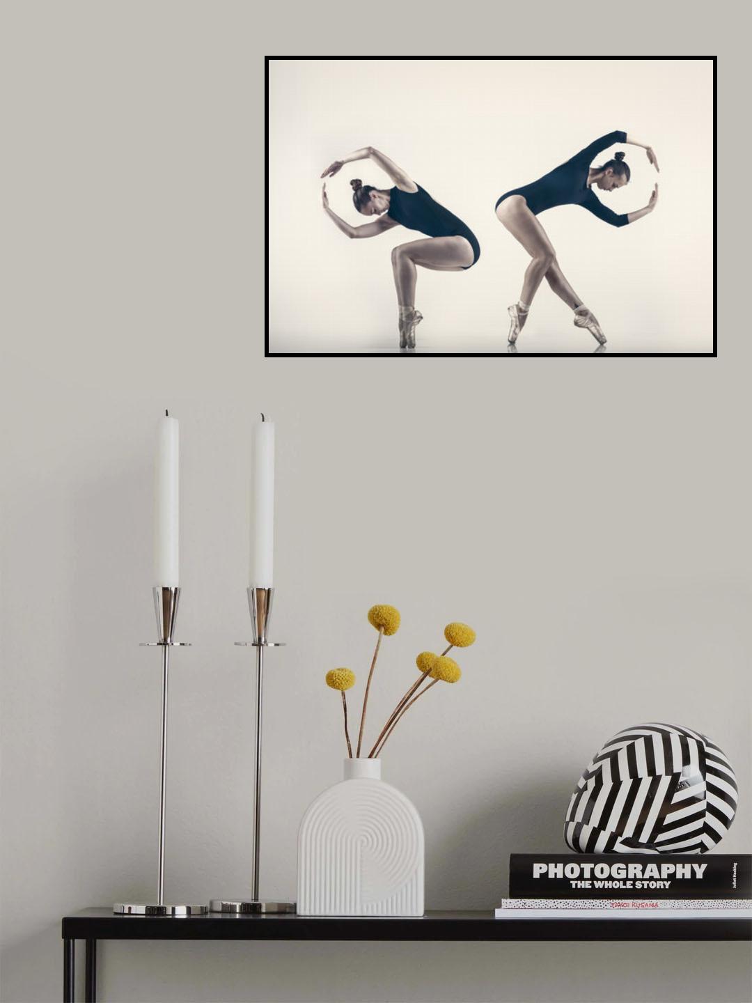 Ballet dancers II Poster och Canvastavla