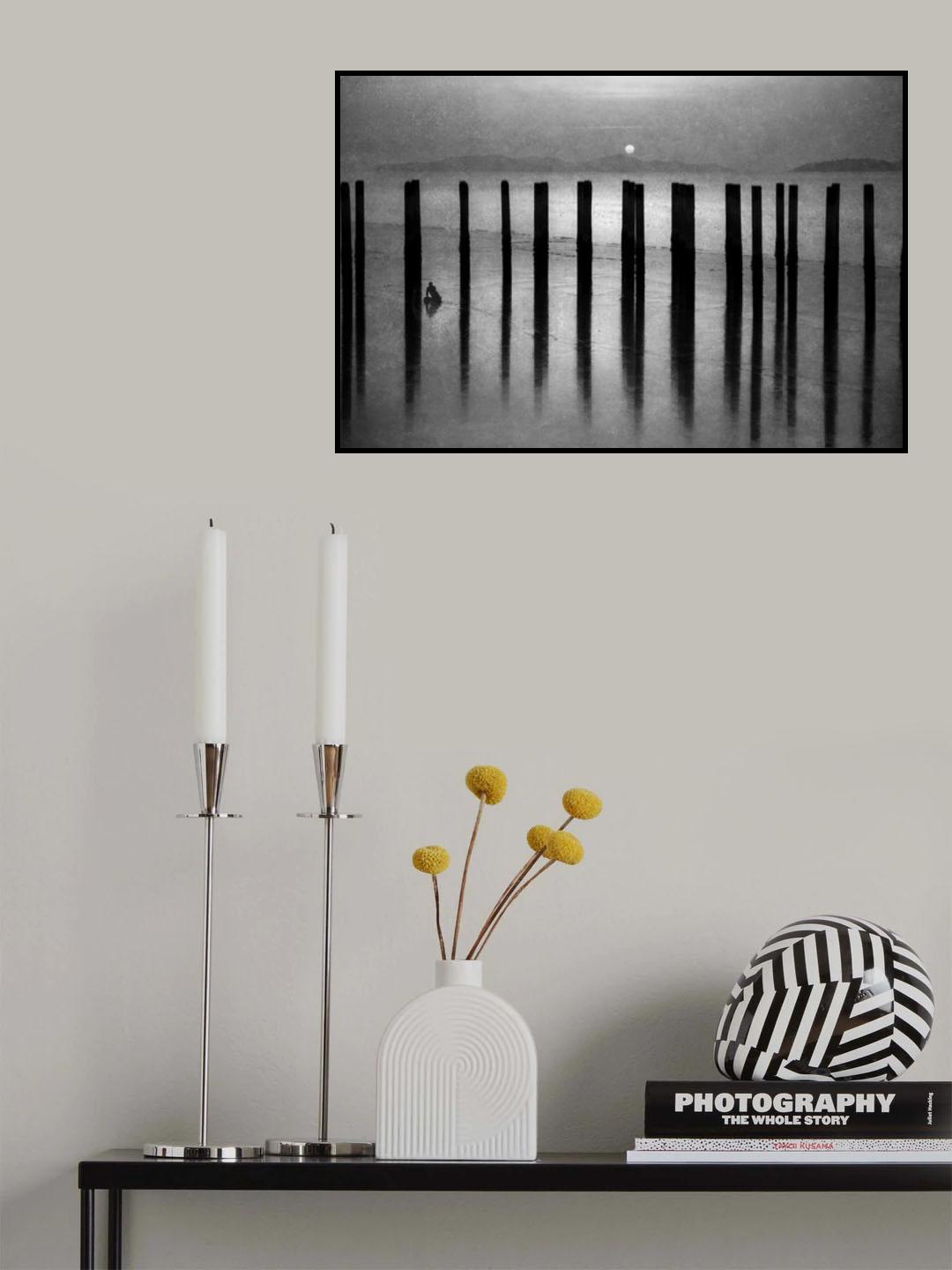 Sunset on the sleepless sea Poster och Canvastavla