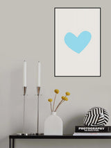 Heartblue Poster och Canvastavla