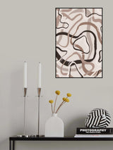 Simple Pastel Circles Poster och Canvastavla