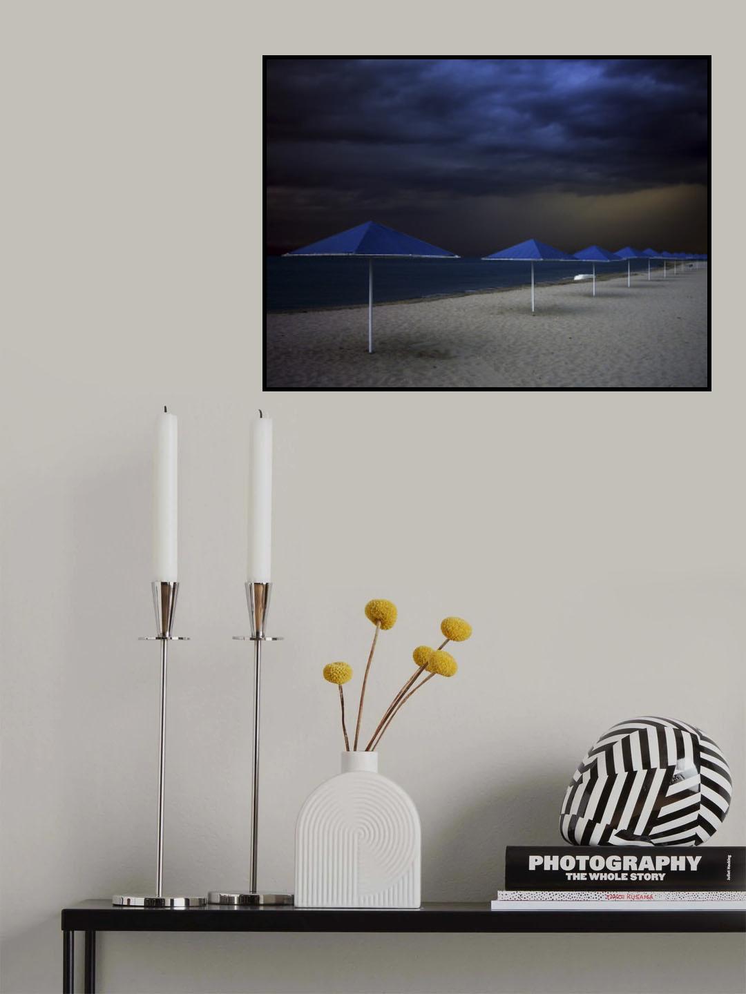 Umbrella blues Poster och Canvastavla