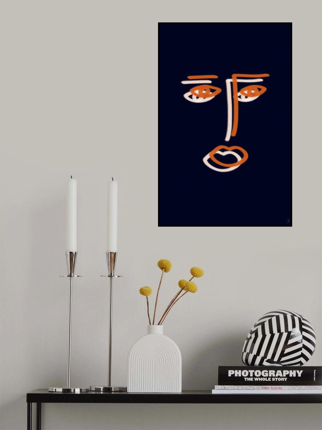 Double kiss Poster och Canvastavla
