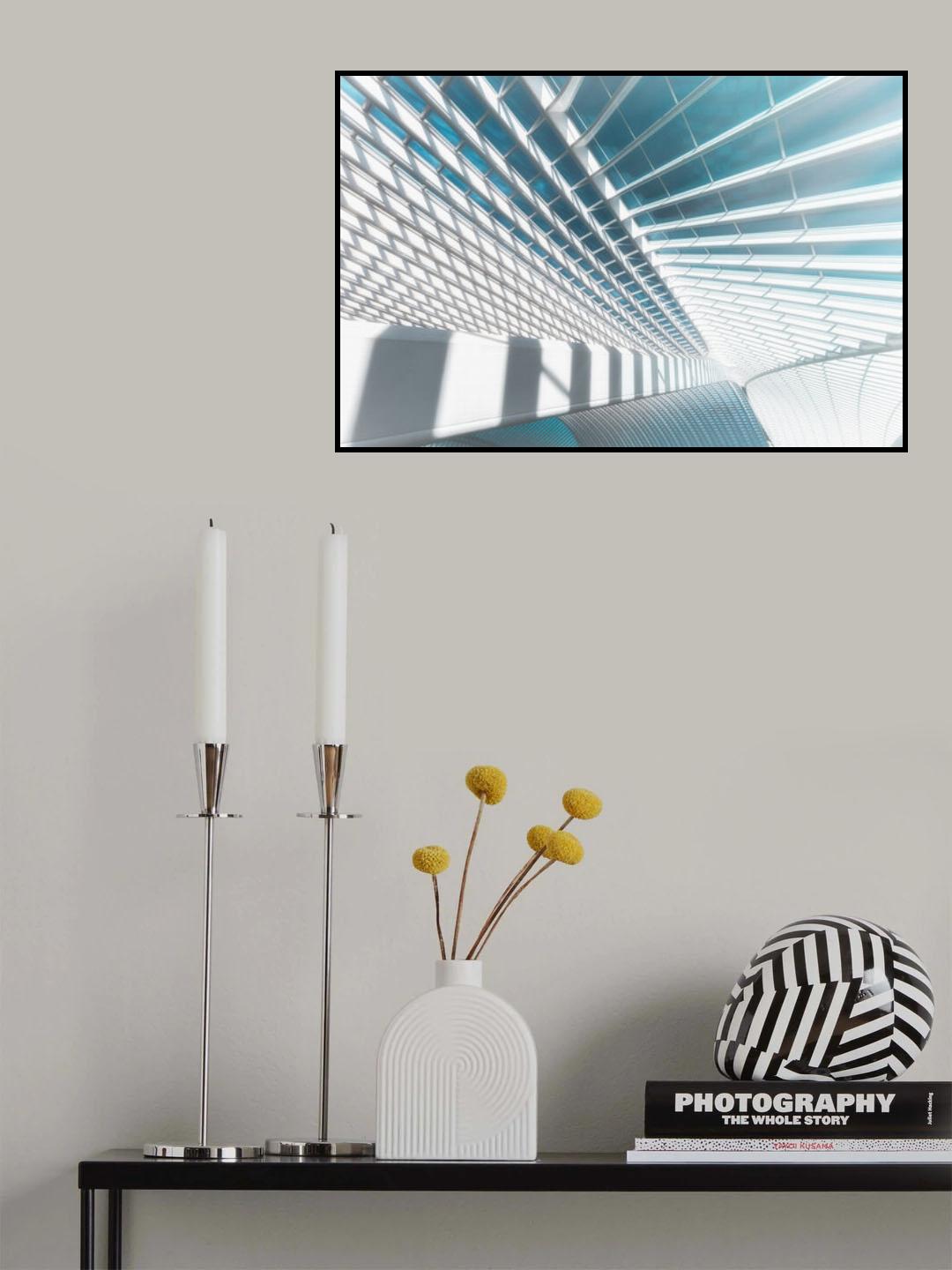 Icy Light Poster och Canvastavla