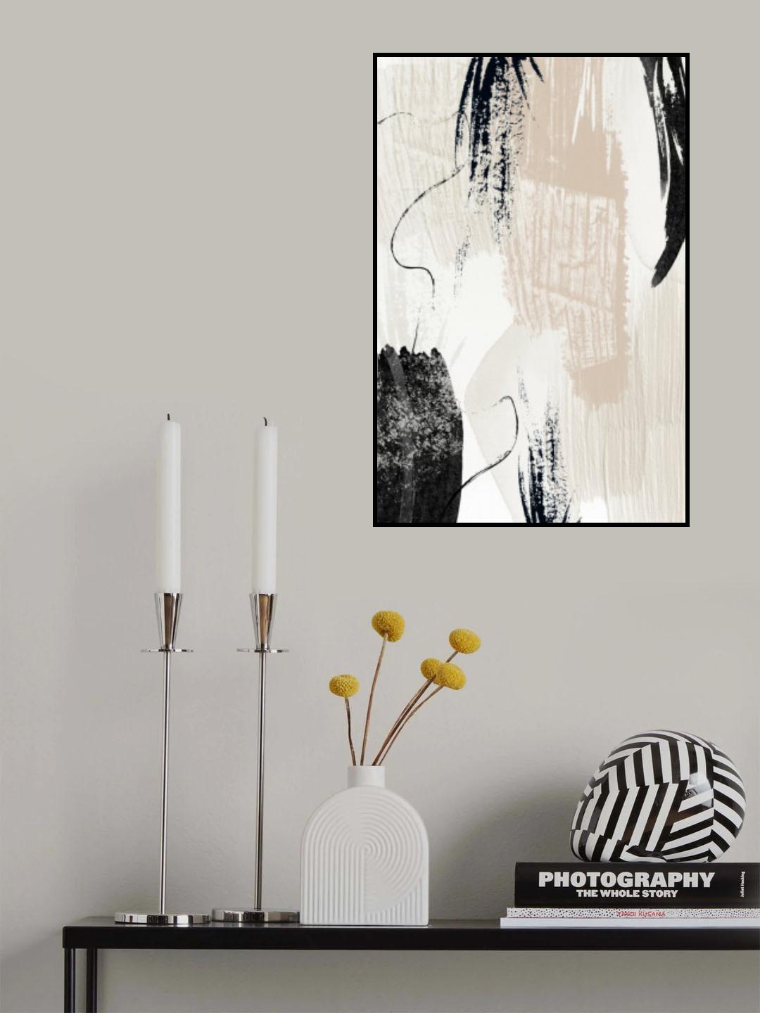 Brush strokes-3 Poster och Canvastavla