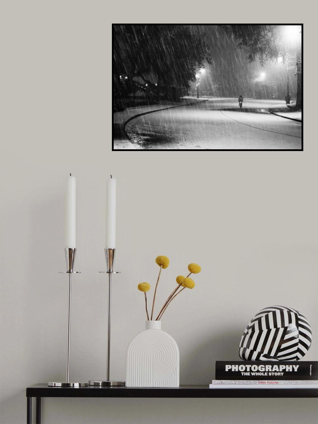 Snowy Poster och Canvastavla