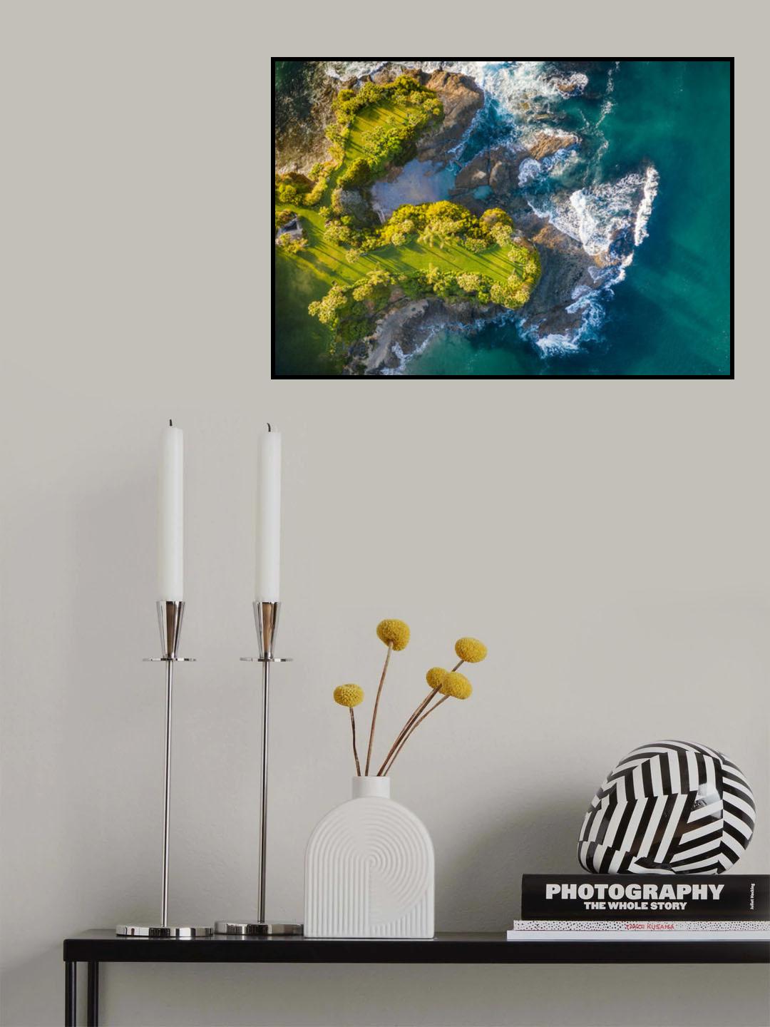 Paradise island Poster och Canvastavla