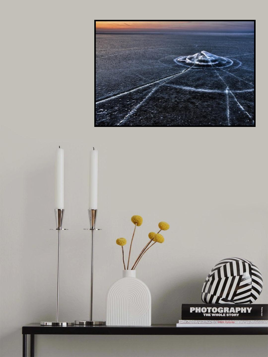 Ice Galaxy Poster och Canvastavla