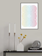 Pink Maze Poster och Canvastavla