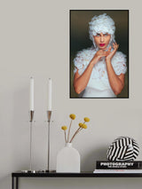 LADY WITH BLUE EYES Poster och Canvastavla