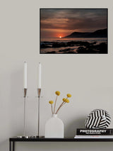 Orange Sunset Poster och Canvastavla
