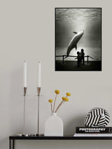 Do aquarium dolphins dream of the ocean? Poster och Canvastavla
